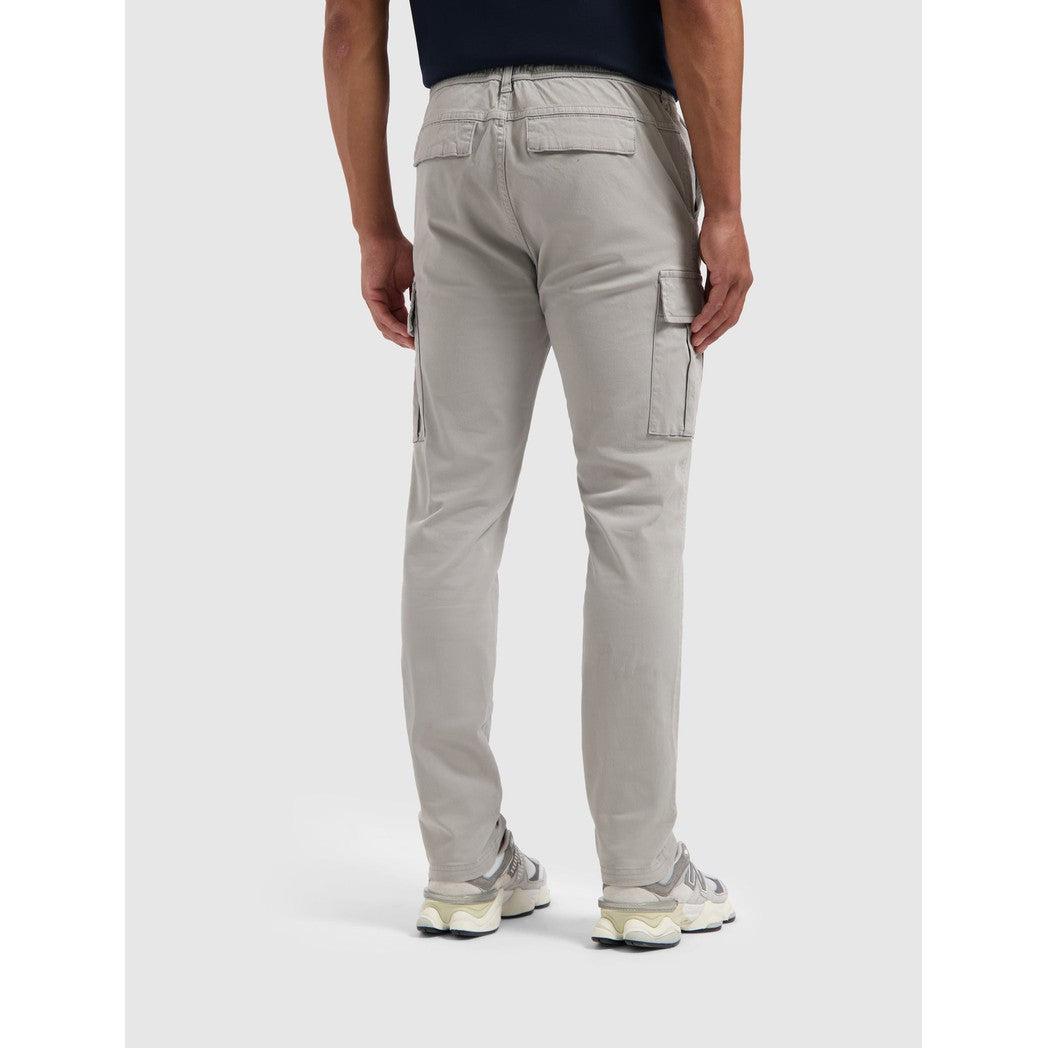 Twill Cargo Pants Grey Plain-Pure Path-Mansion Clothing