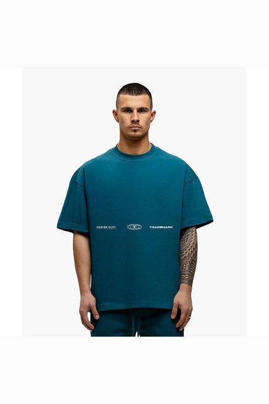 Uncommon Minds Summer Set Loose Fit T-Shirt Teal