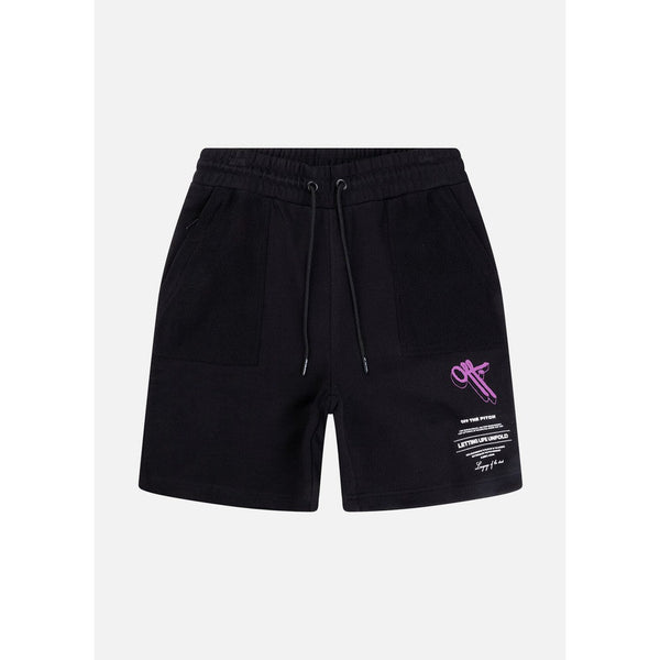 Unfold Sweatshorts Black-Off The Pitch-Mansion Clothing