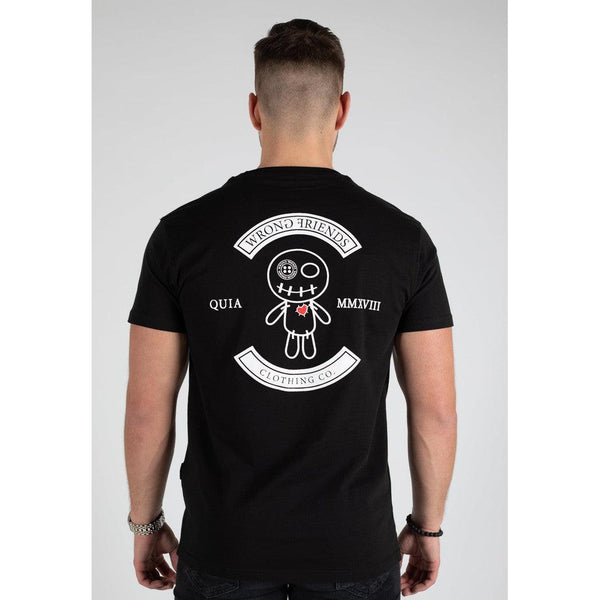 Verona T-shirt Black-wrong friends-Mansion Clothing