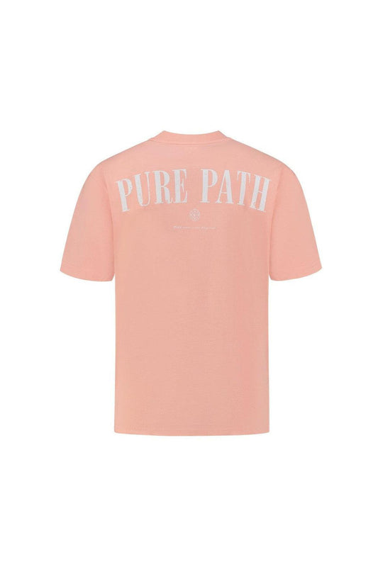 Vintage Back Print T-shirt - Coral
