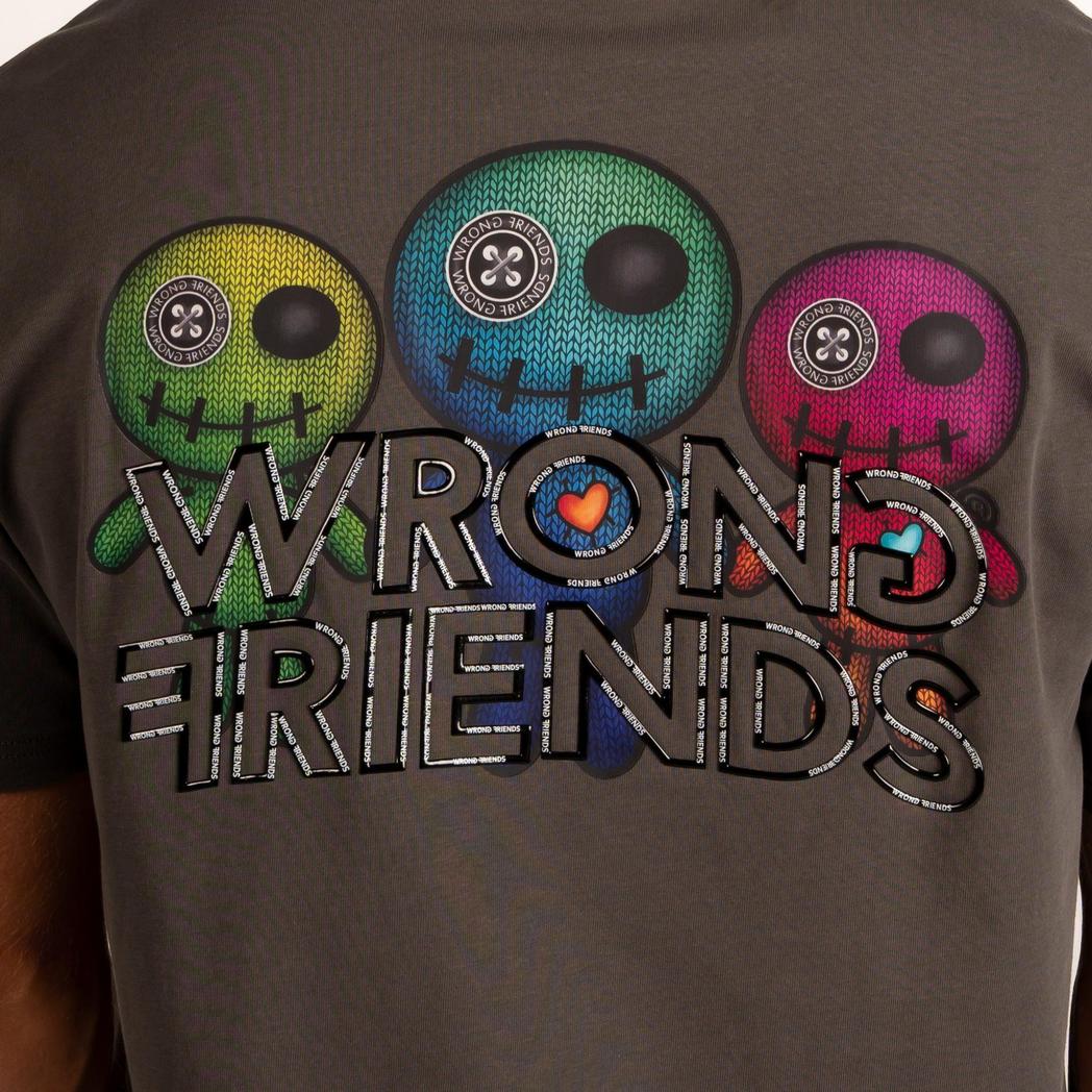 WF1214 Grey-wrong friends-Mansion Clothing