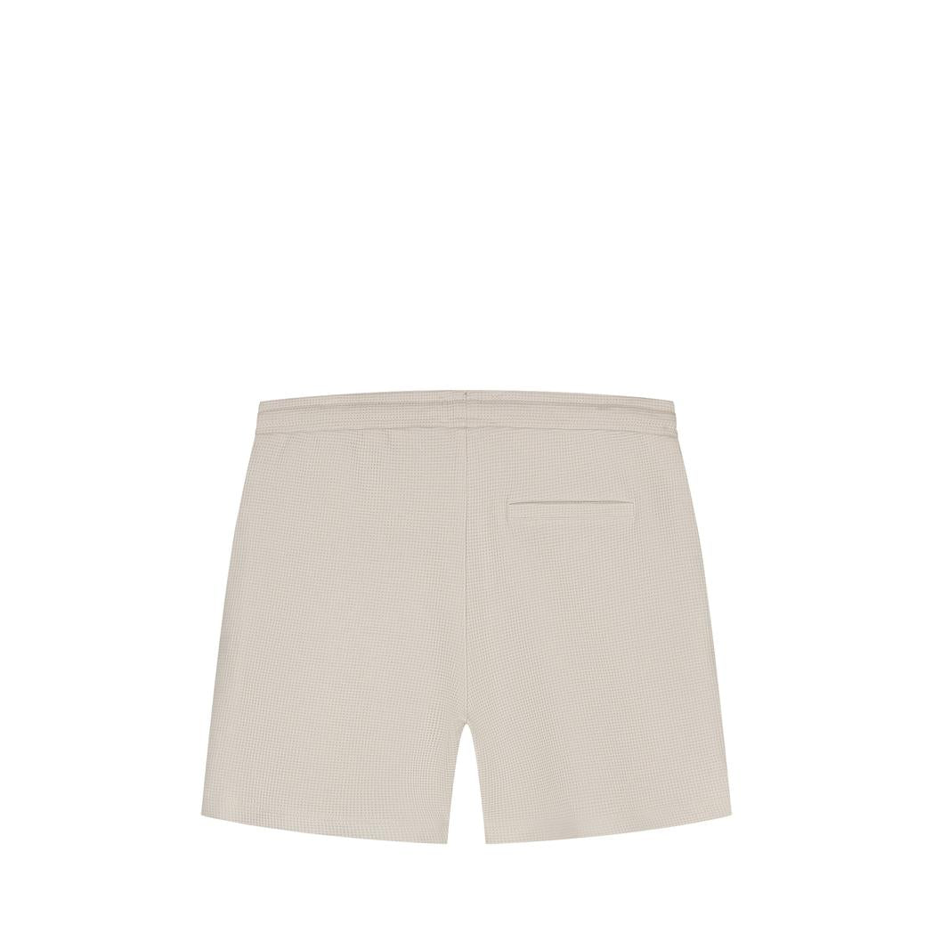 Waffle Shorts Sand-Pure Path-Mansion Clothing