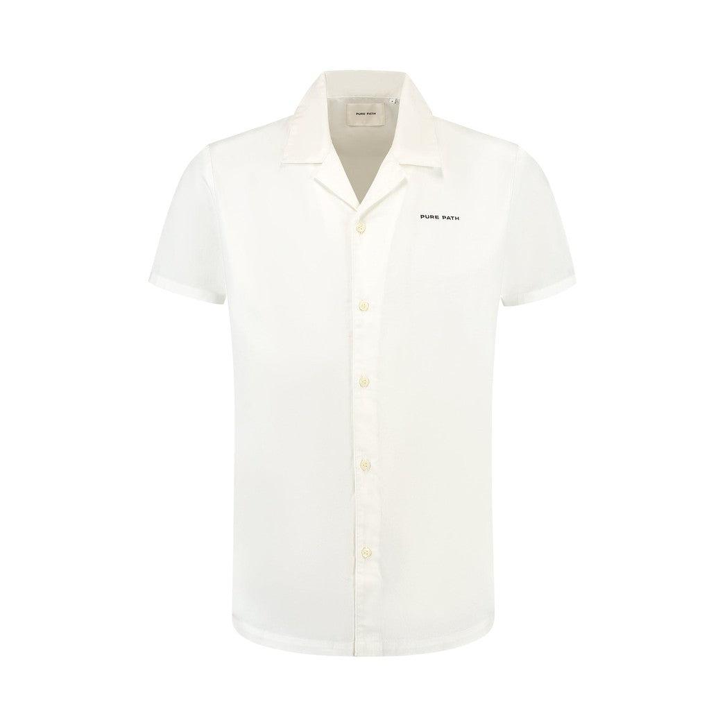 Wordmark Short Sleeve Shirt - White
