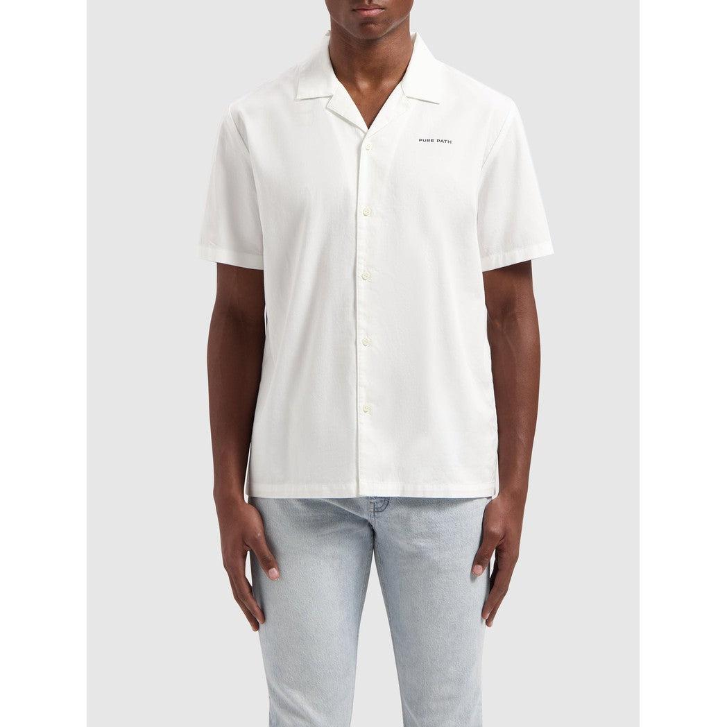 Wordmark Short Sleeve Shirt - White