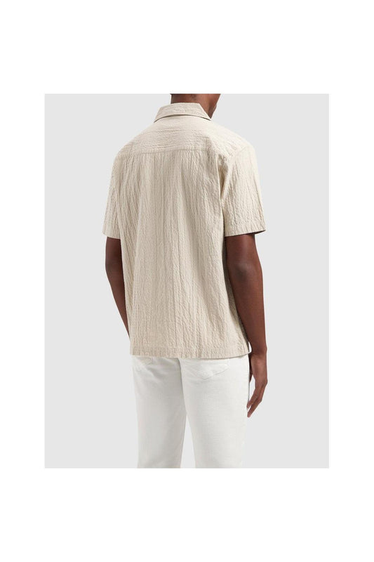 Wrinkled Short Sleeve Shirt - Sand