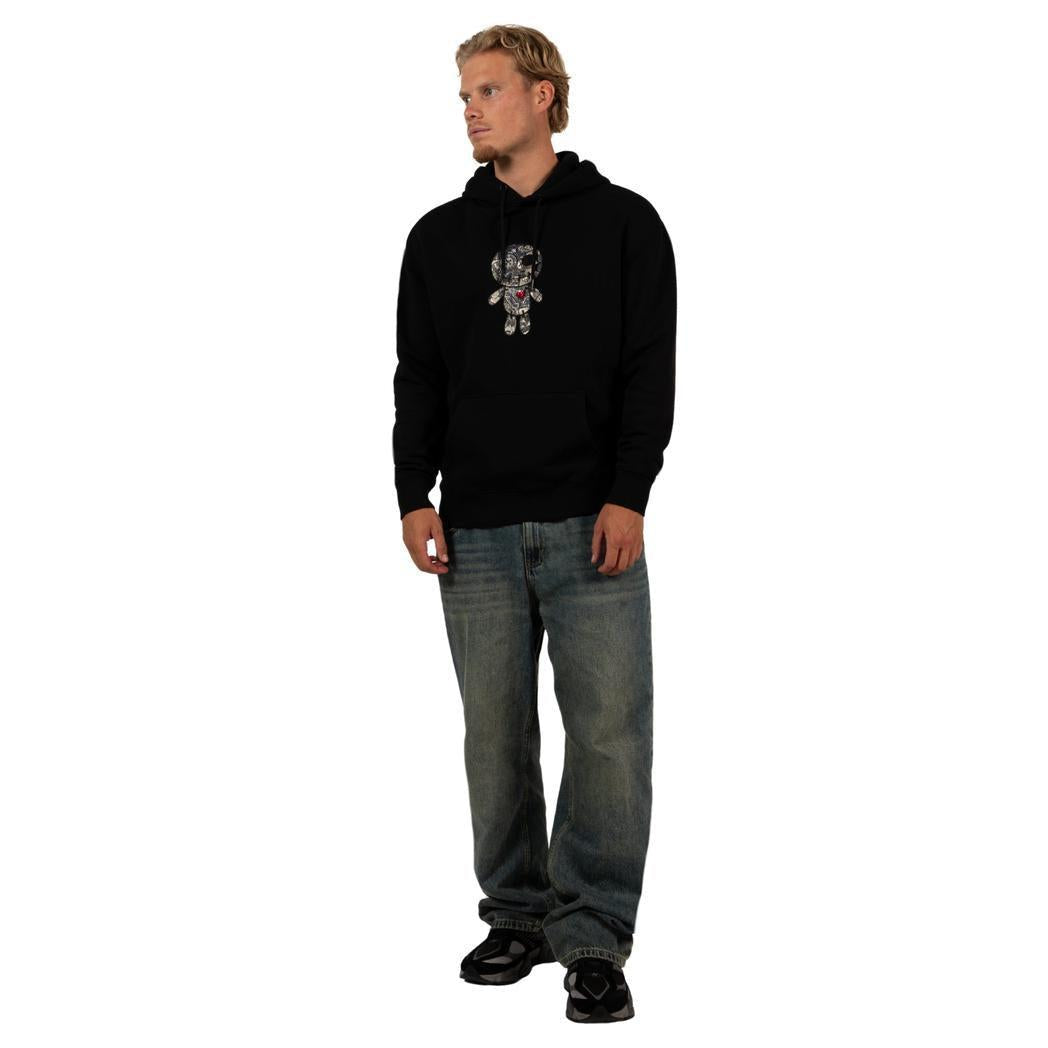 Wrong Friends Ennis Hoodie WF1185 Black-wrong friends-Mansion Clothing