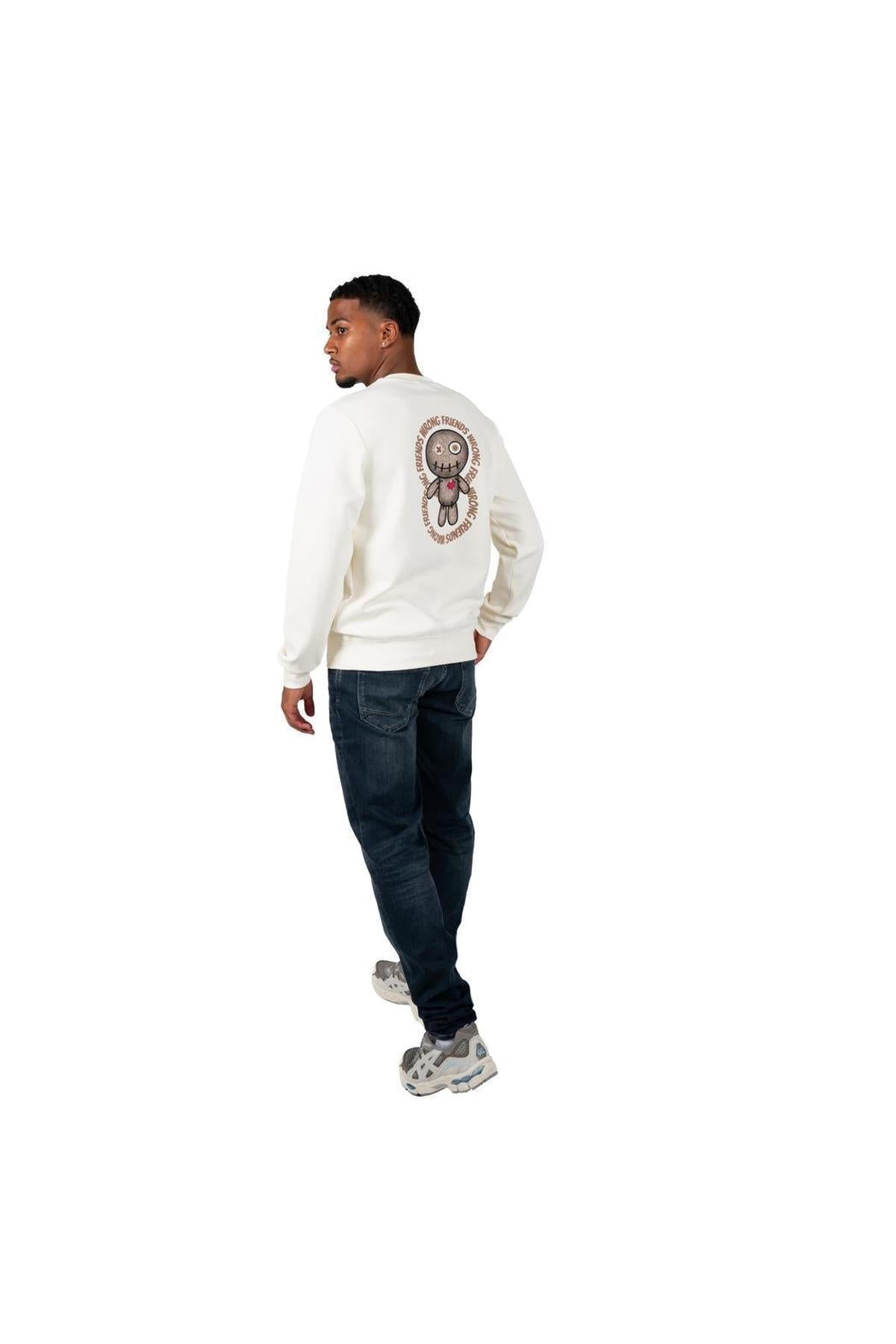 Wrong Friends Kiowa Sweater WF1193 Beige