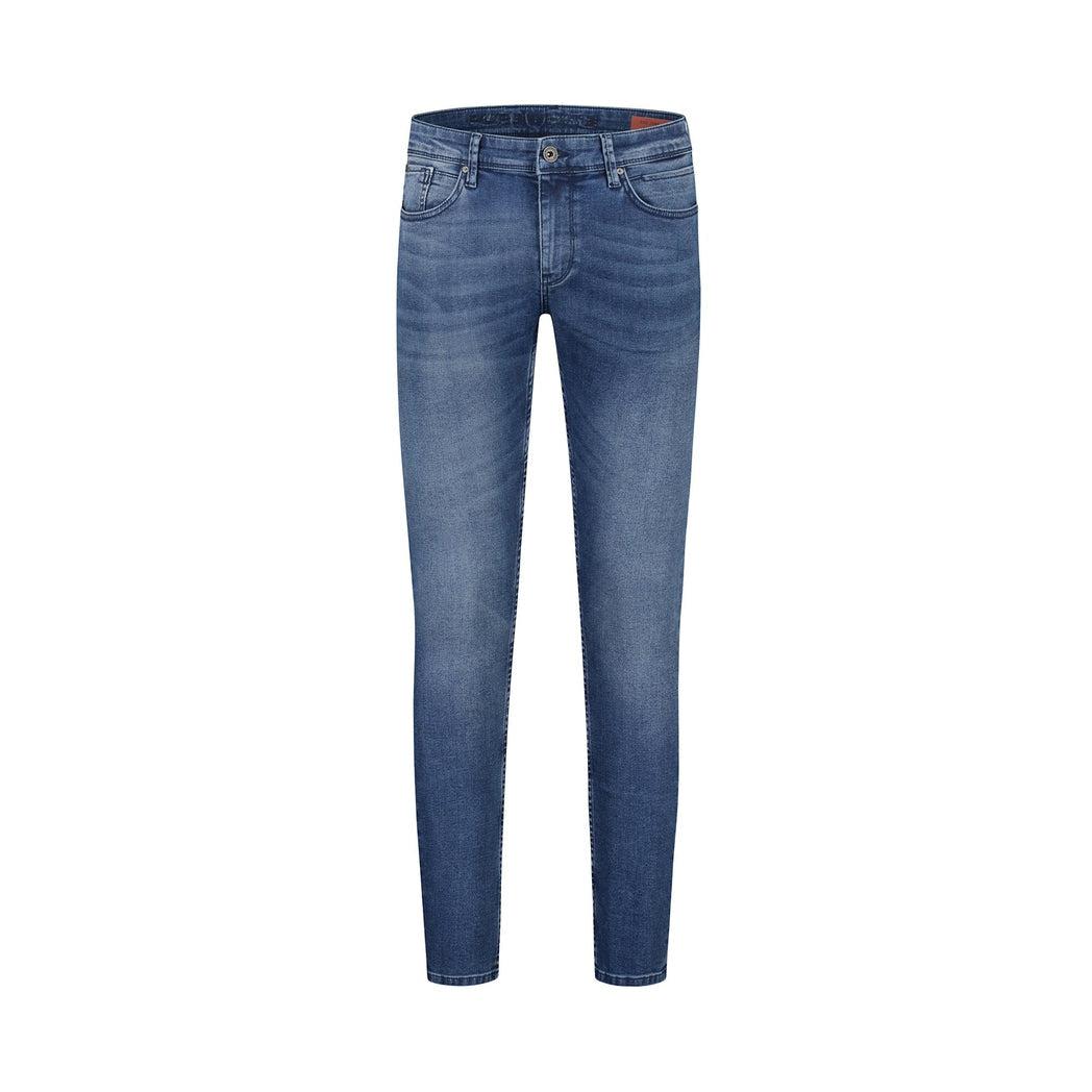 The Jone W0820 - 000084 - Denim Dark Blue-Purewhite-Mansion Clothing
