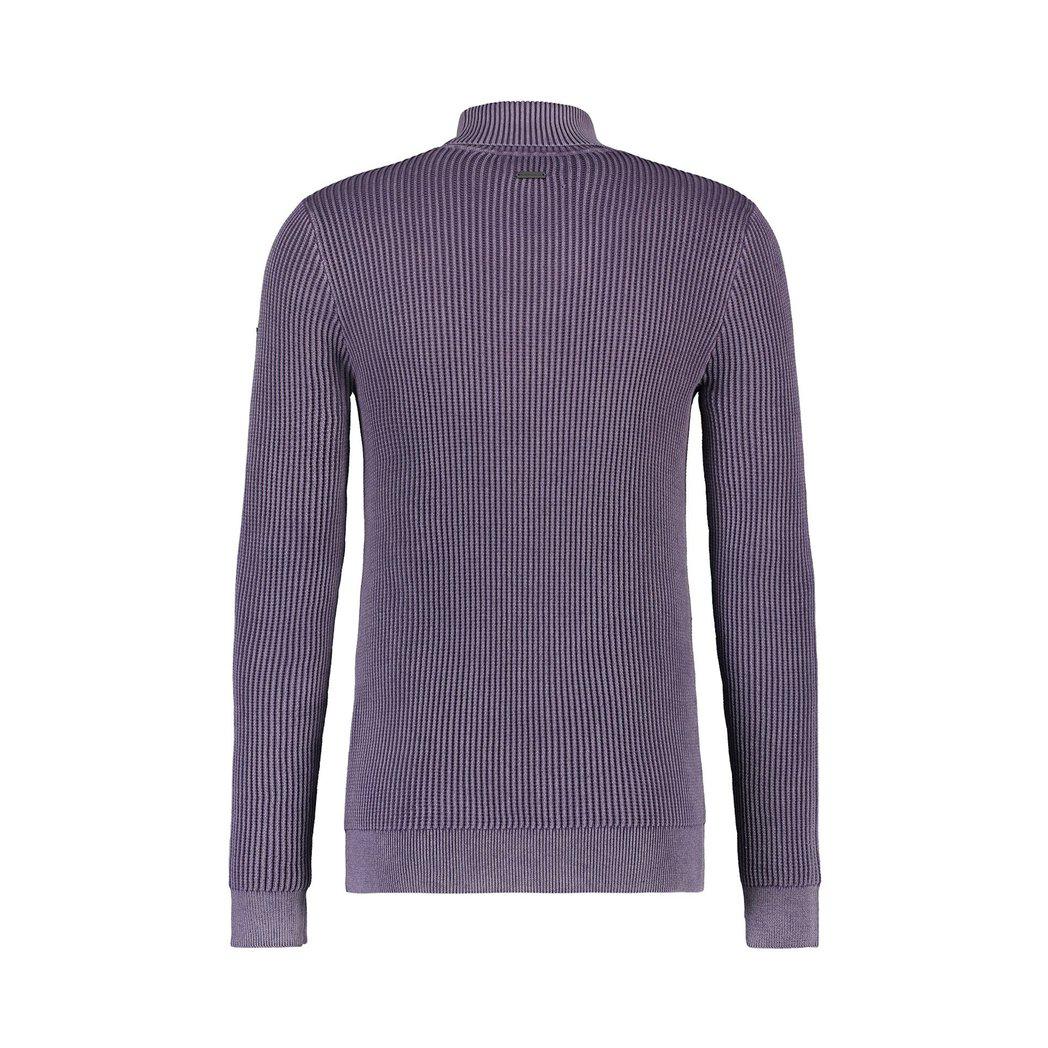 Triangle Knit Turtleneck Sweater-Purewhite-Mansion Clothing