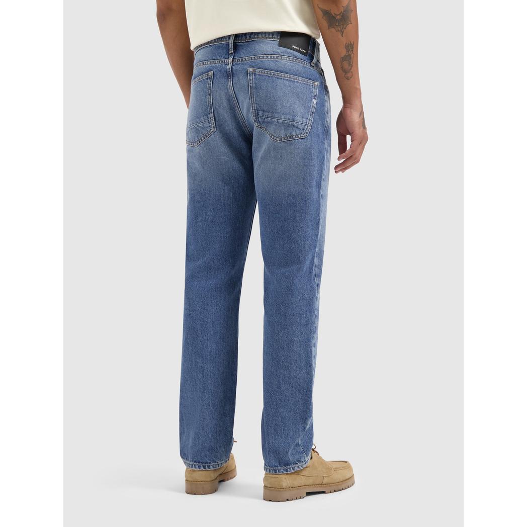 1511 Denim Mid Blue-Pure Path-Mansion Clothing