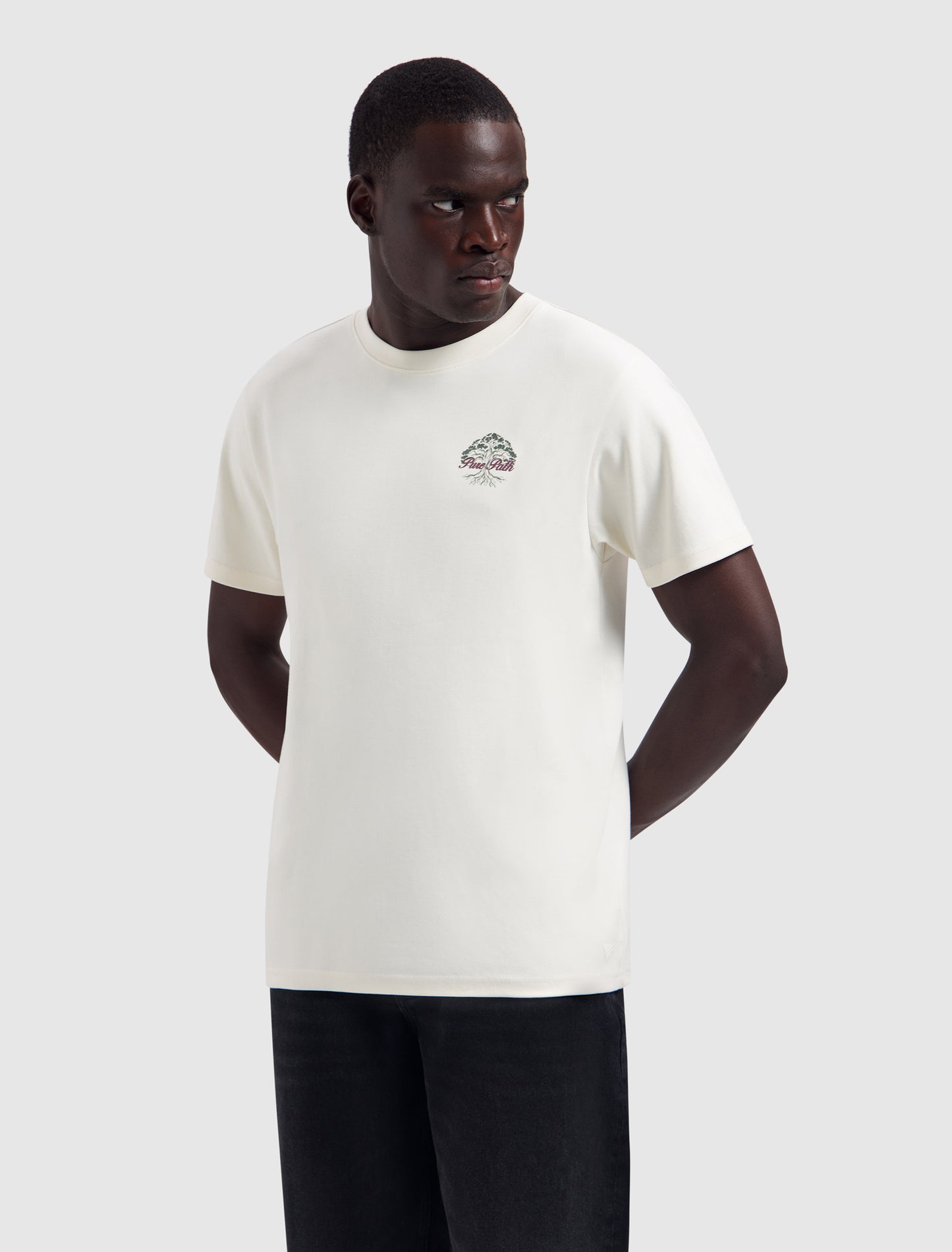 Rooted Tree T-shirt Ecru