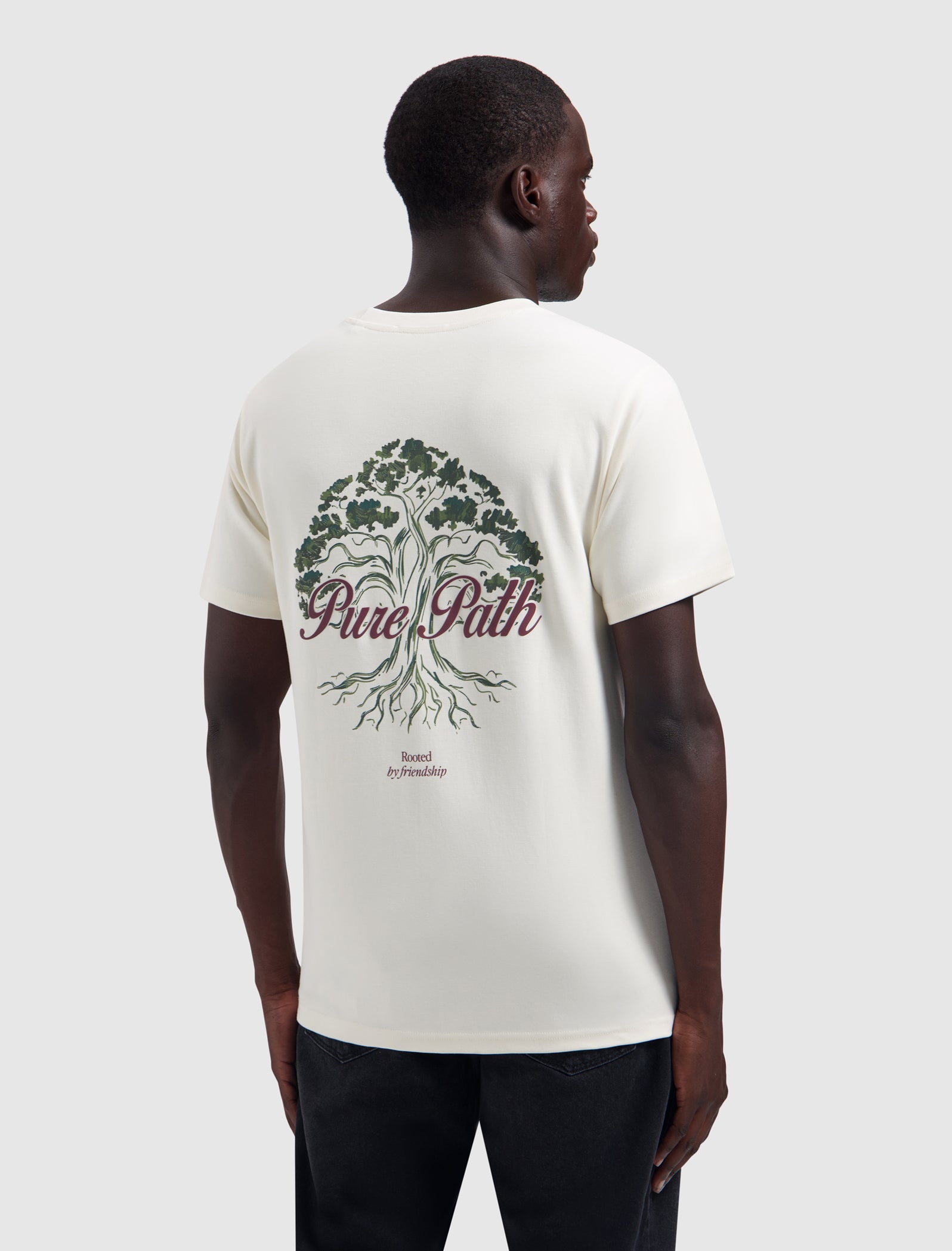 Rooted Tree T-shirt Ecru