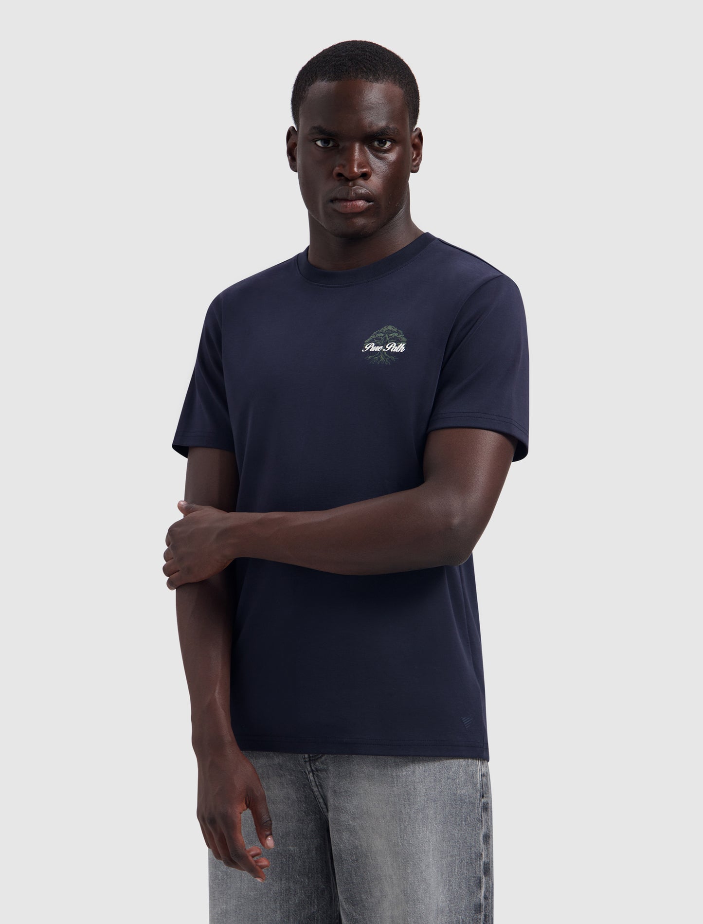Rooted Tree T-shirt Dark Navy