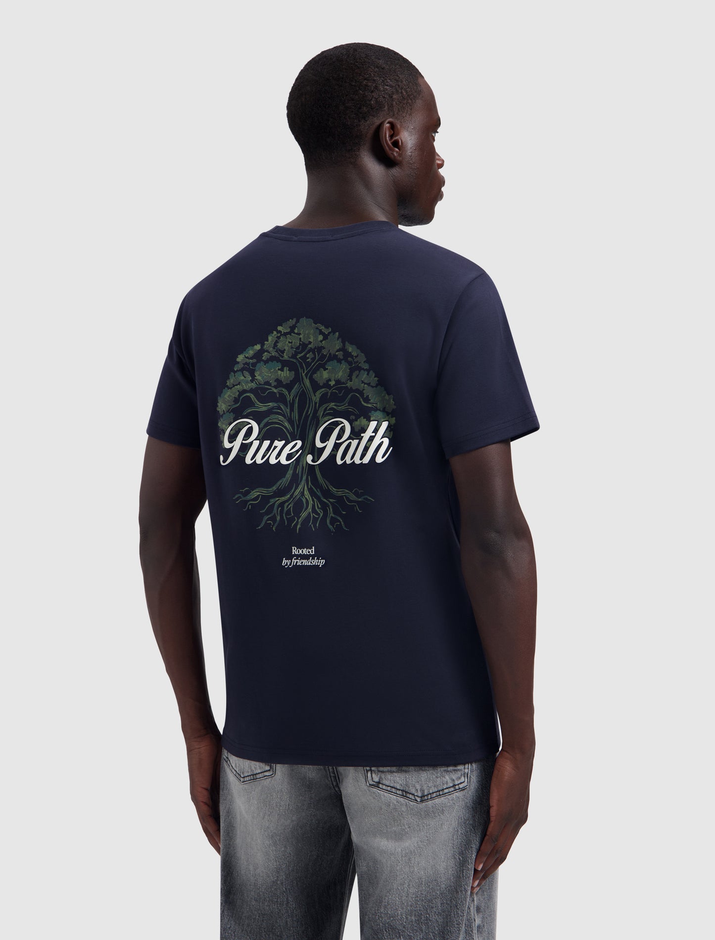 Rooted Tree T-shirt Dark Navy