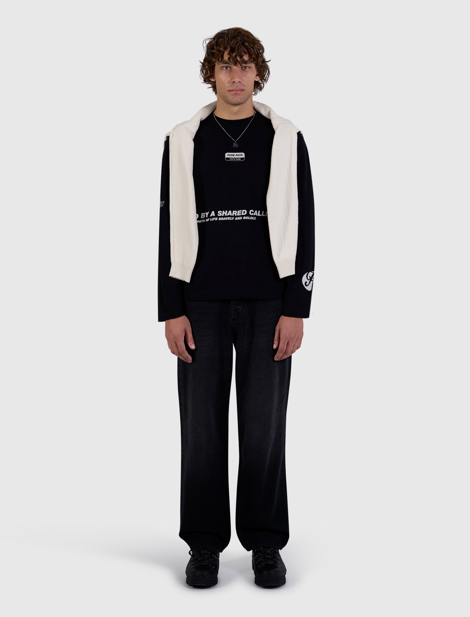 United Longsleeve T-shirt Black