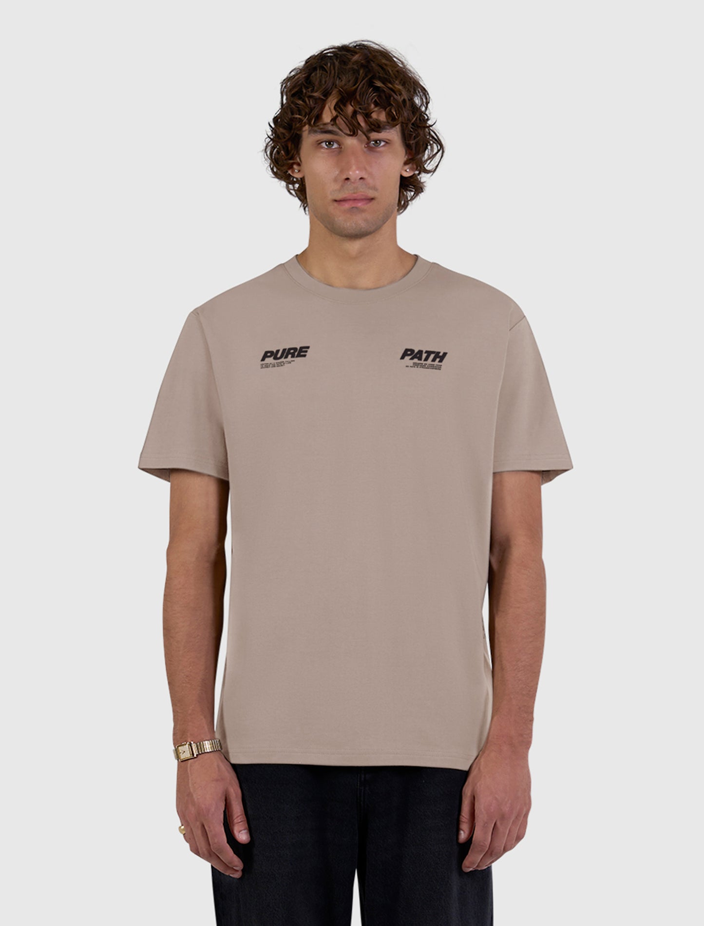 Pure T-shirt Taupe