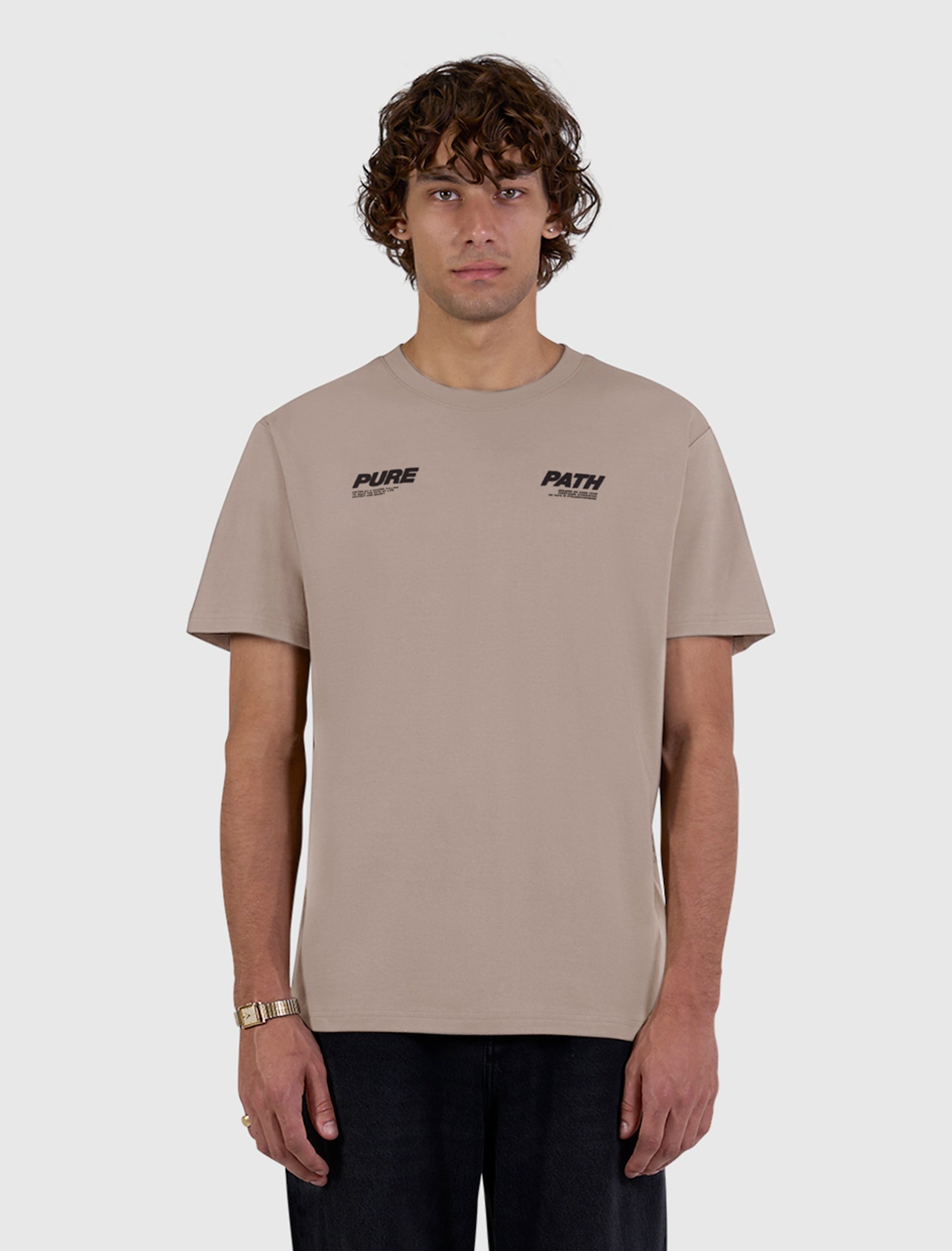 Pure T-shirt Taupe