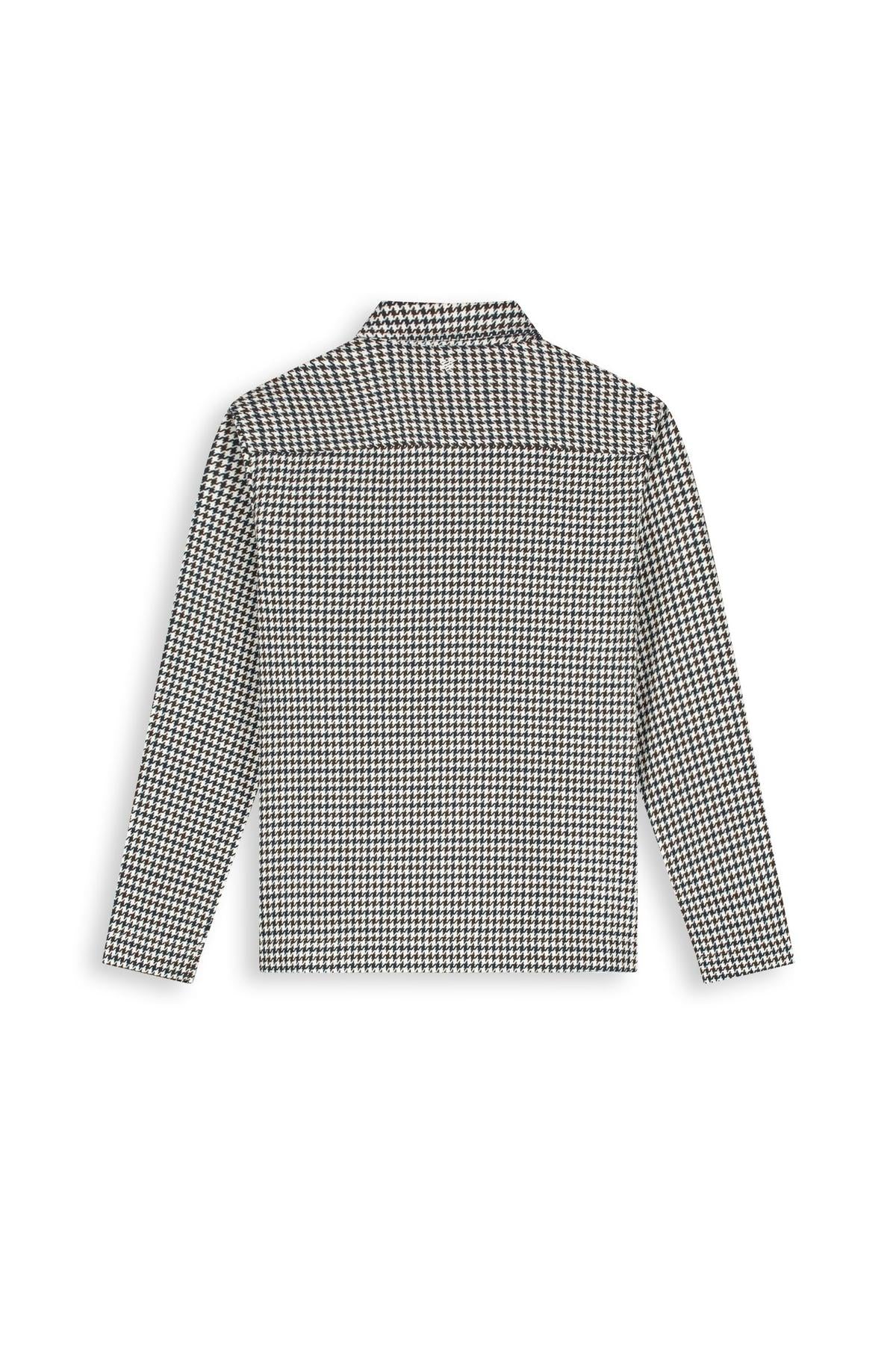 Houndstooth Shirt Ecru