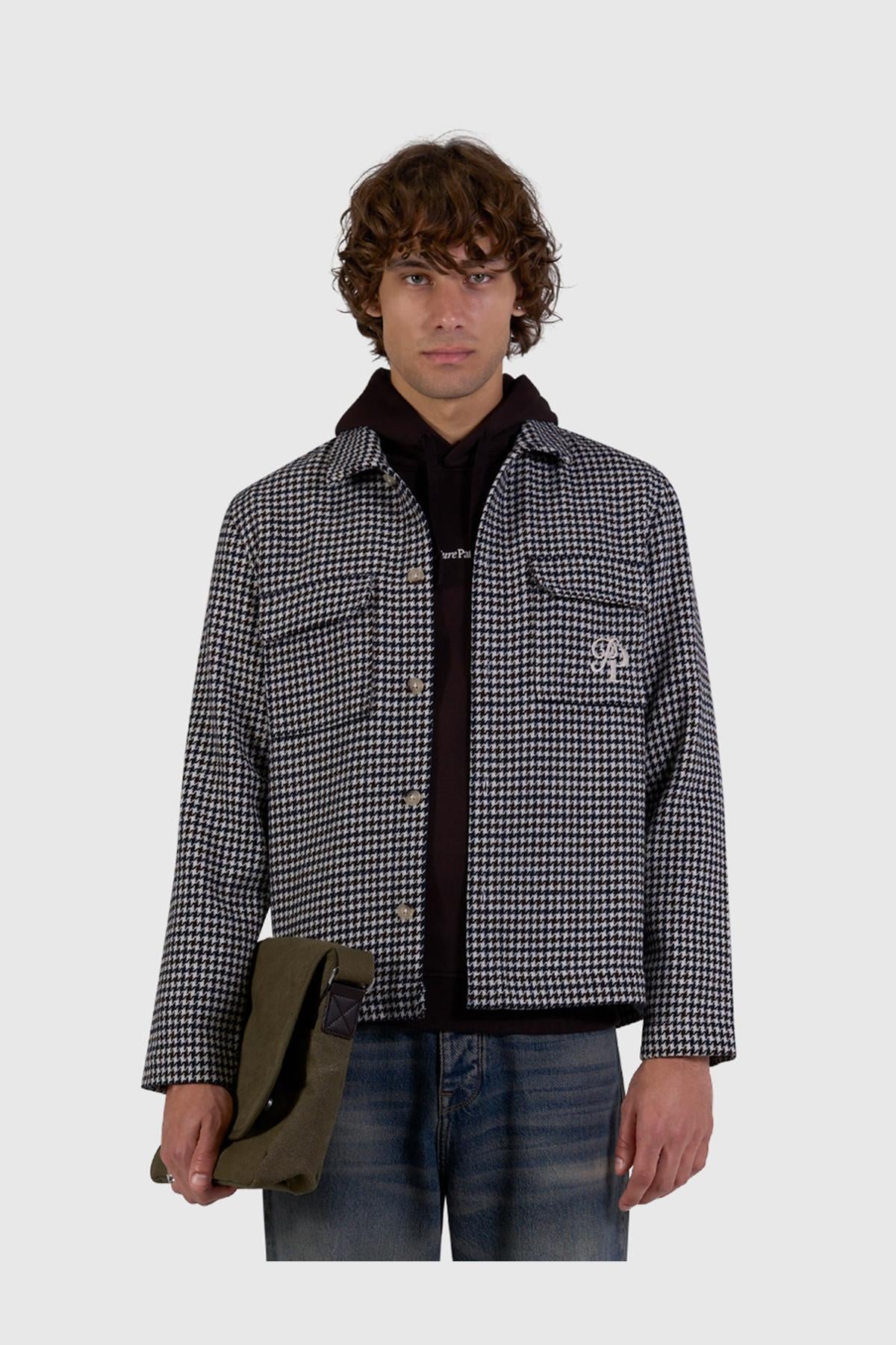 Houndstooth Shirt Ecru