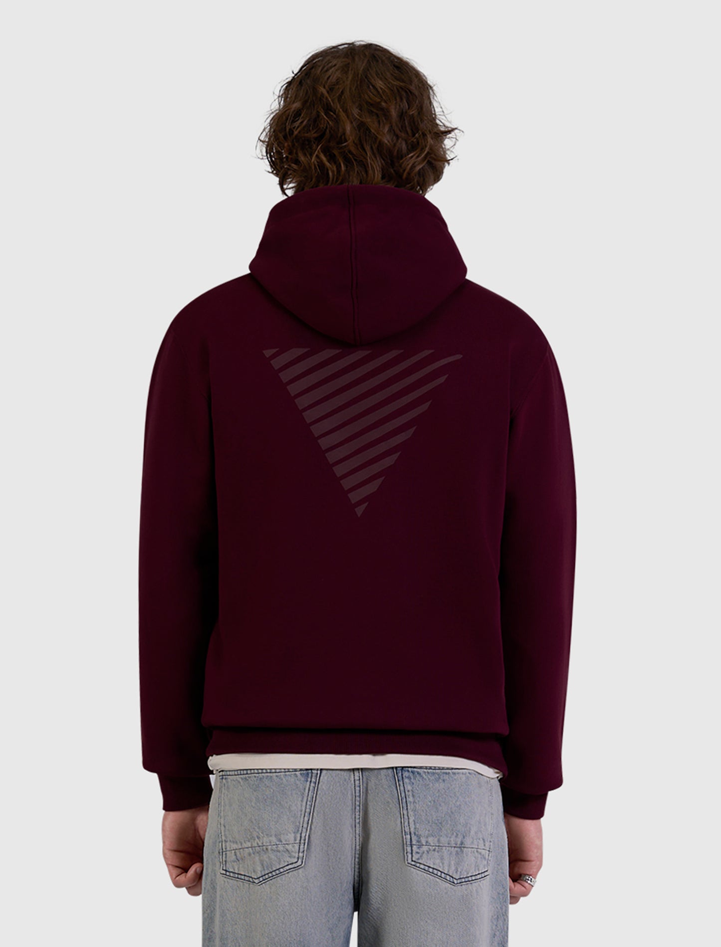 Essential Logo Hoodie Wine Red