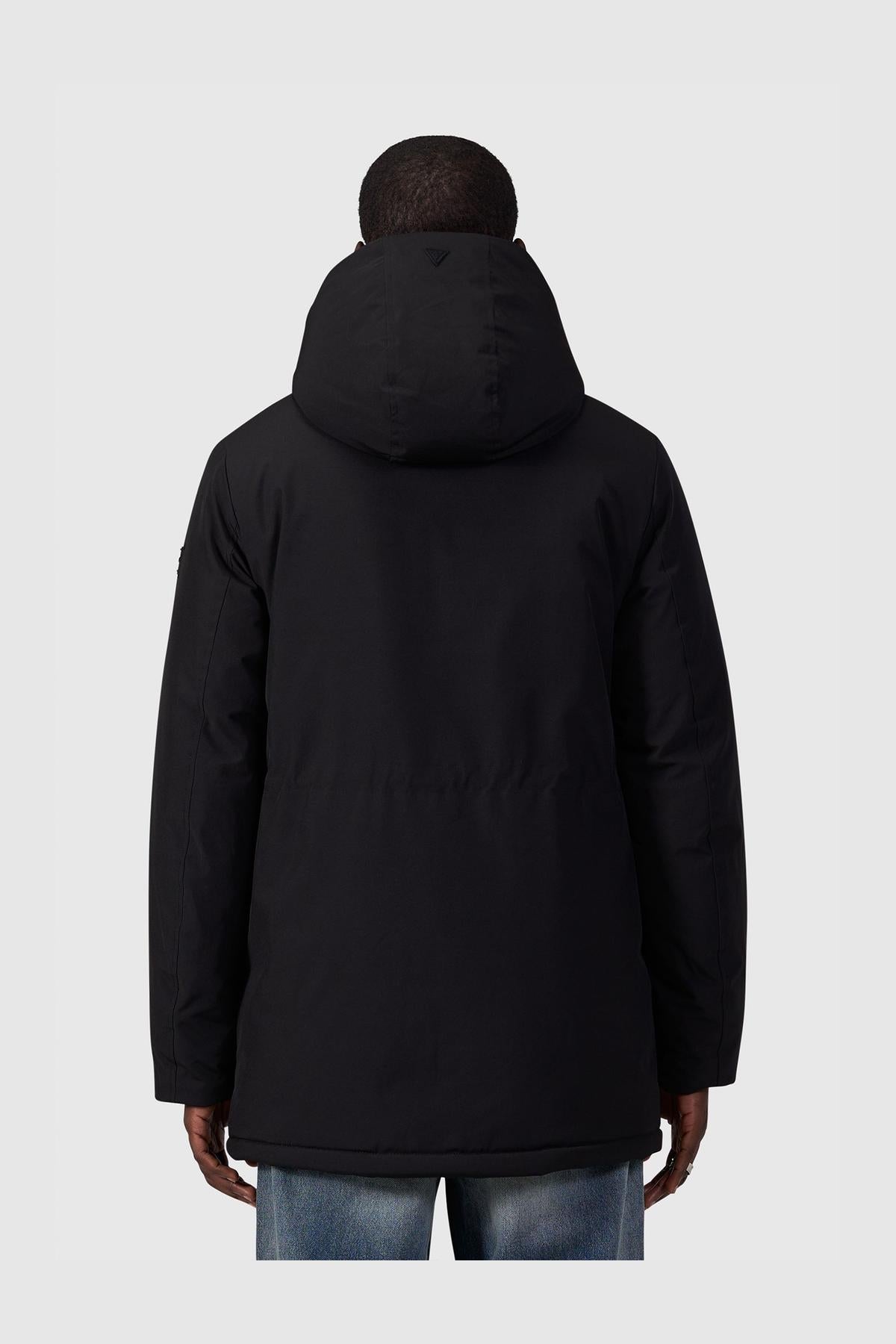 Long Parka Jacket Black