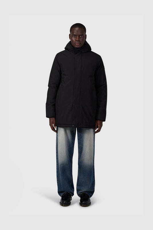 Long Parka Jacket Black