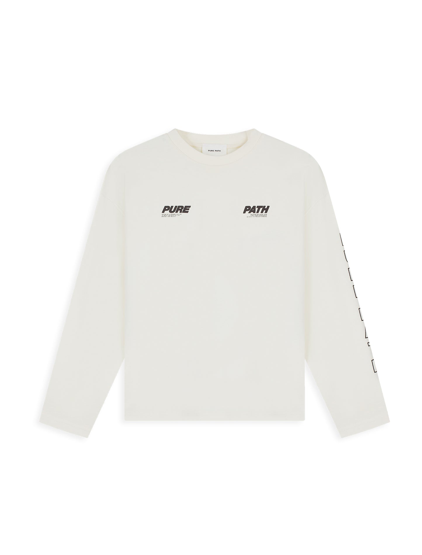 Boxy fit longsleeve Ecru