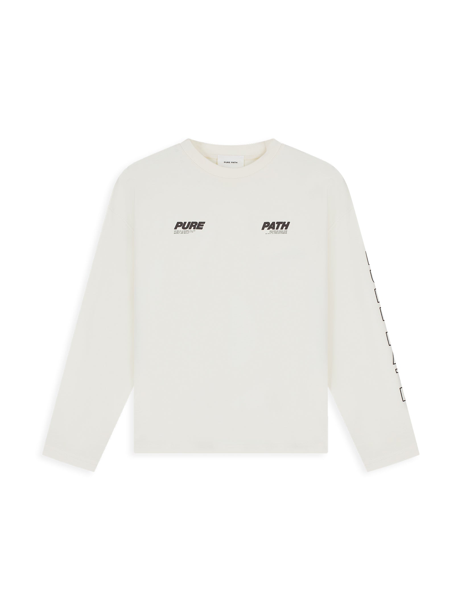 Boxy fit longsleeve Ecru