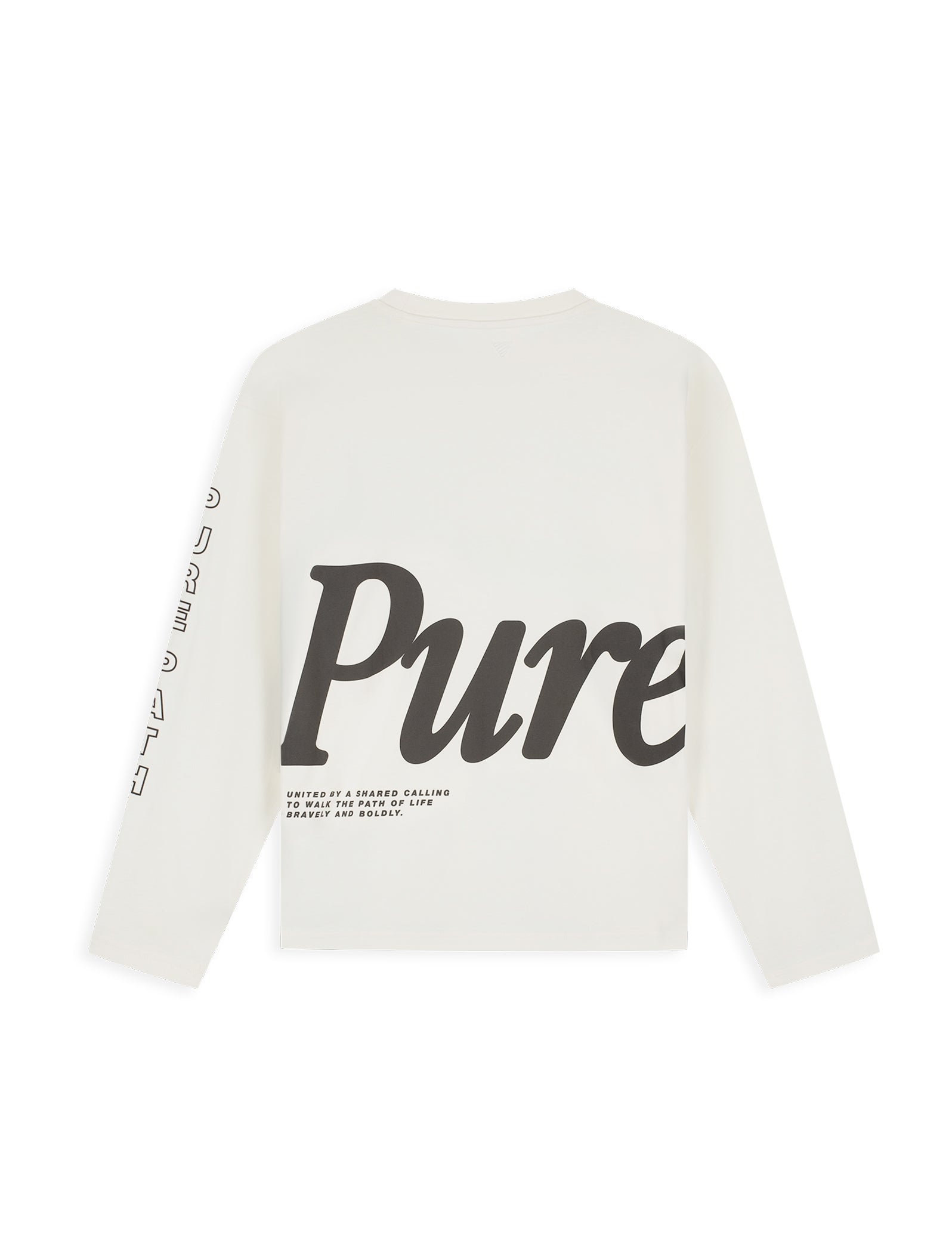 Boxy fit longsleeve Ecru