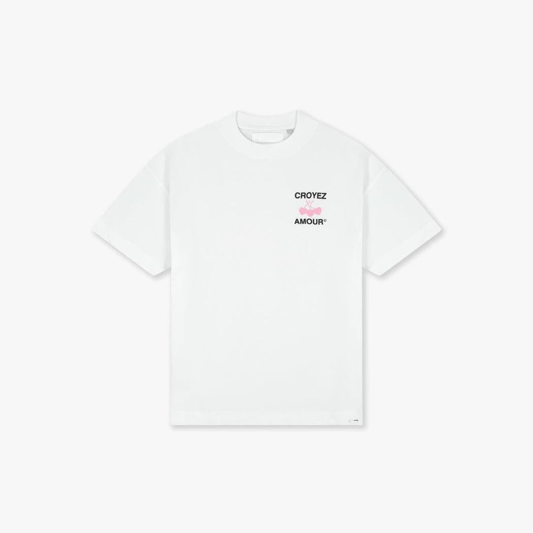 Amour T-Shirt White-CROYEZ-Mansion Clothing