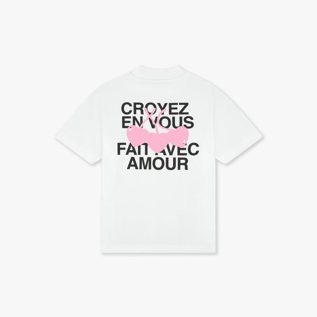 Amour T-Shirt White-CROYEZ-Mansion Clothing