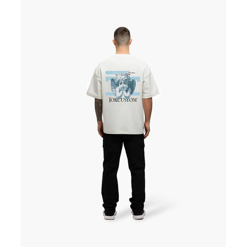 Angel 2.0 Oversized Tee White-Jorcustom-Mansion Clothing