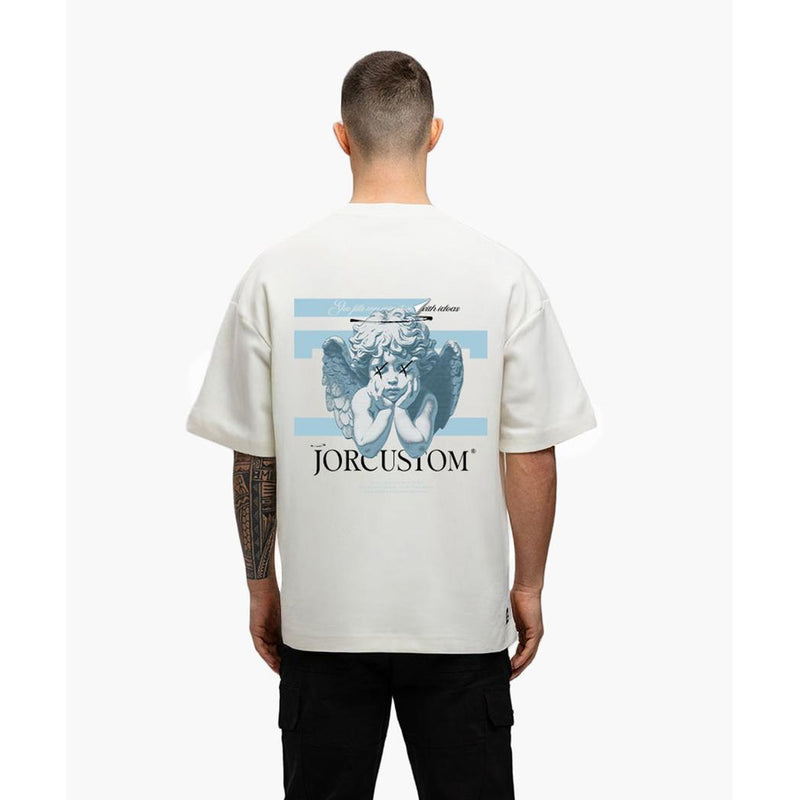 Angel 2.0 Oversized Tee White-Jorcustom-Mansion Clothing