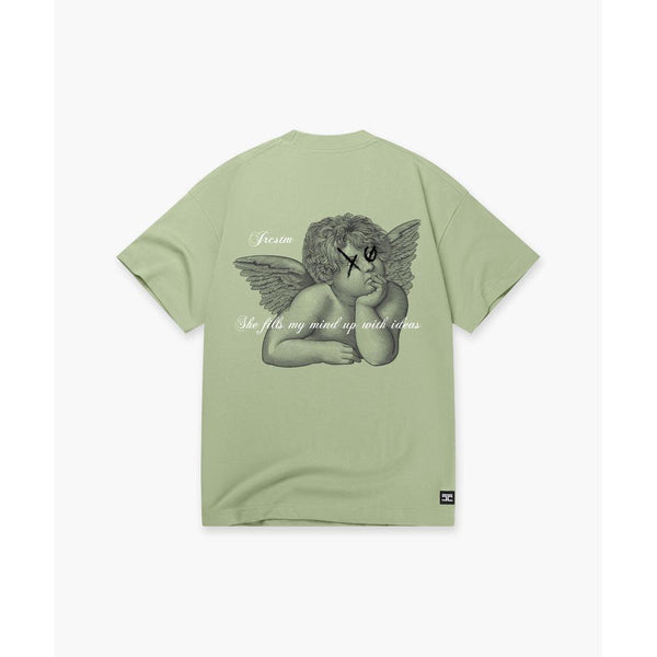 Angel Loose Fit t-shirt Sage Green