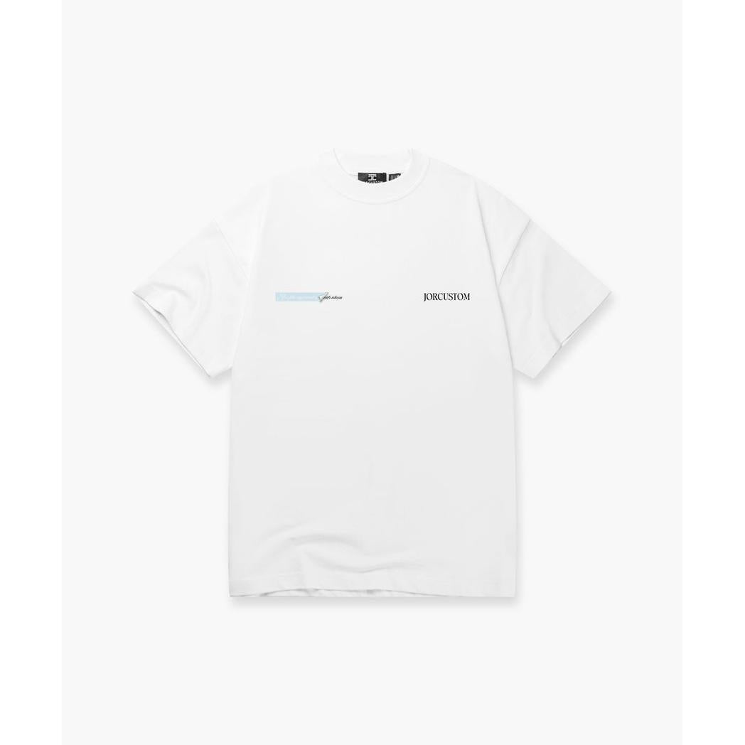 Angel2.0 Summer Set Loose Fit T-Shirt White-LightBlue