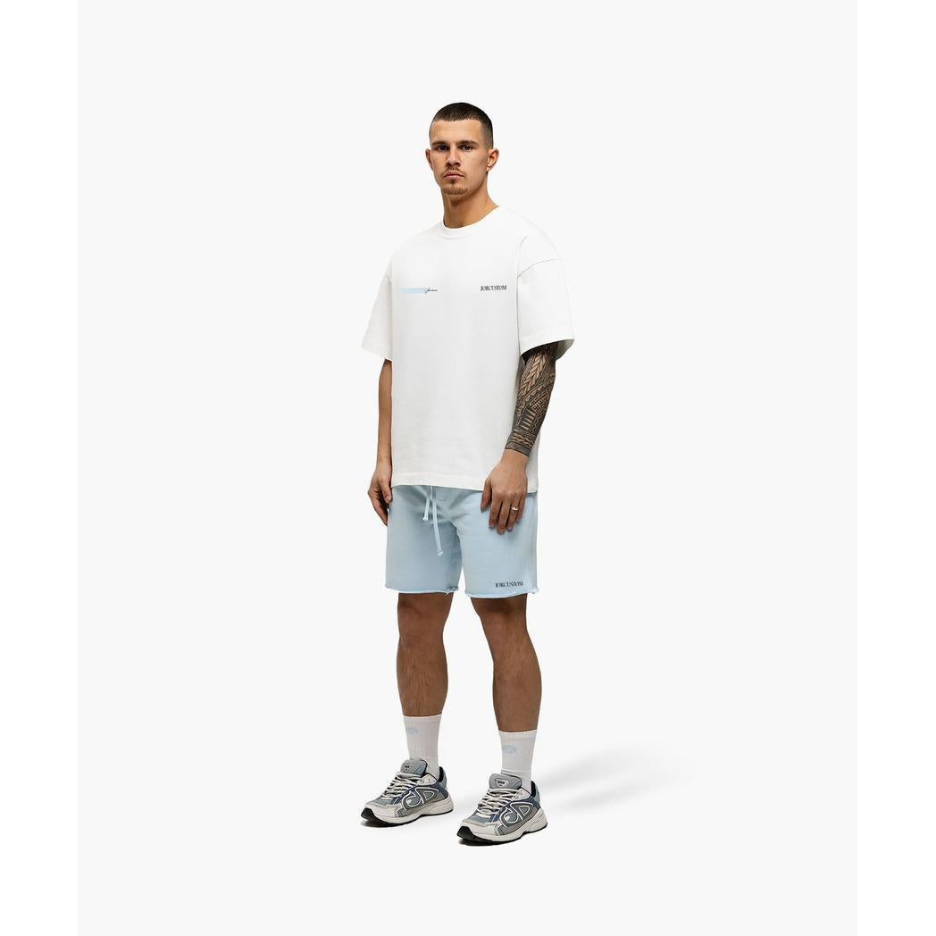 Angel2.0 Summer Set Loose Fit T-Shirt White-LightBlue