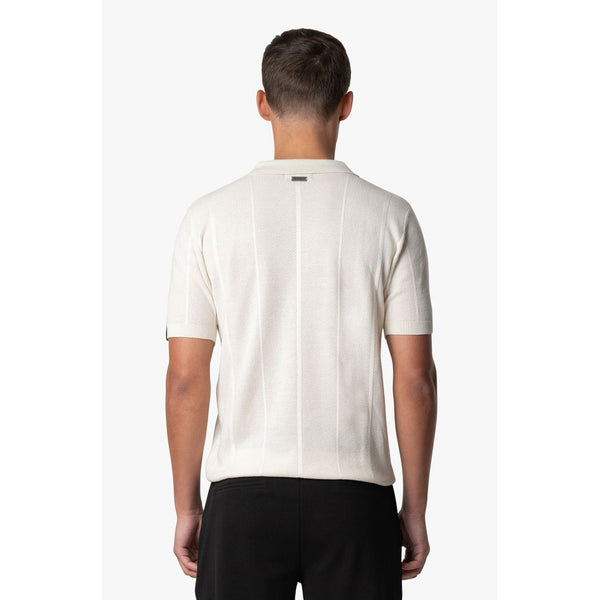 Arena Polo Off White/Black-Quotrell-Mansion Clothing