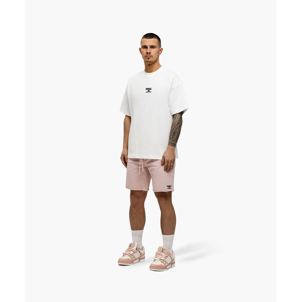 Artist Summer Set Loose Fit T-Shirt White-AshPink-JORCUSTOM-Mansion Clothing