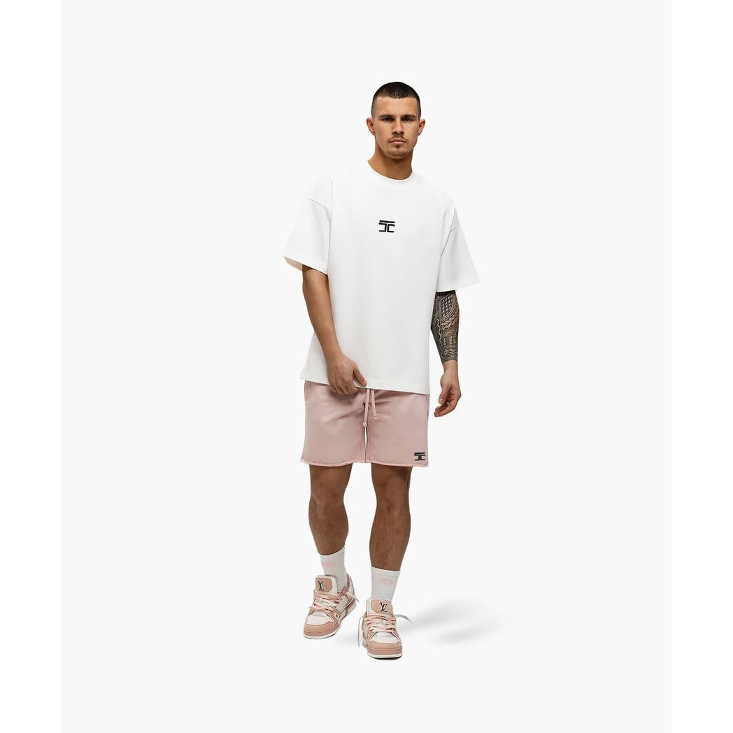 Artist Summer Set Loose Fit T-Shirt White-AshPink-JORCUSTOM-Mansion Clothing