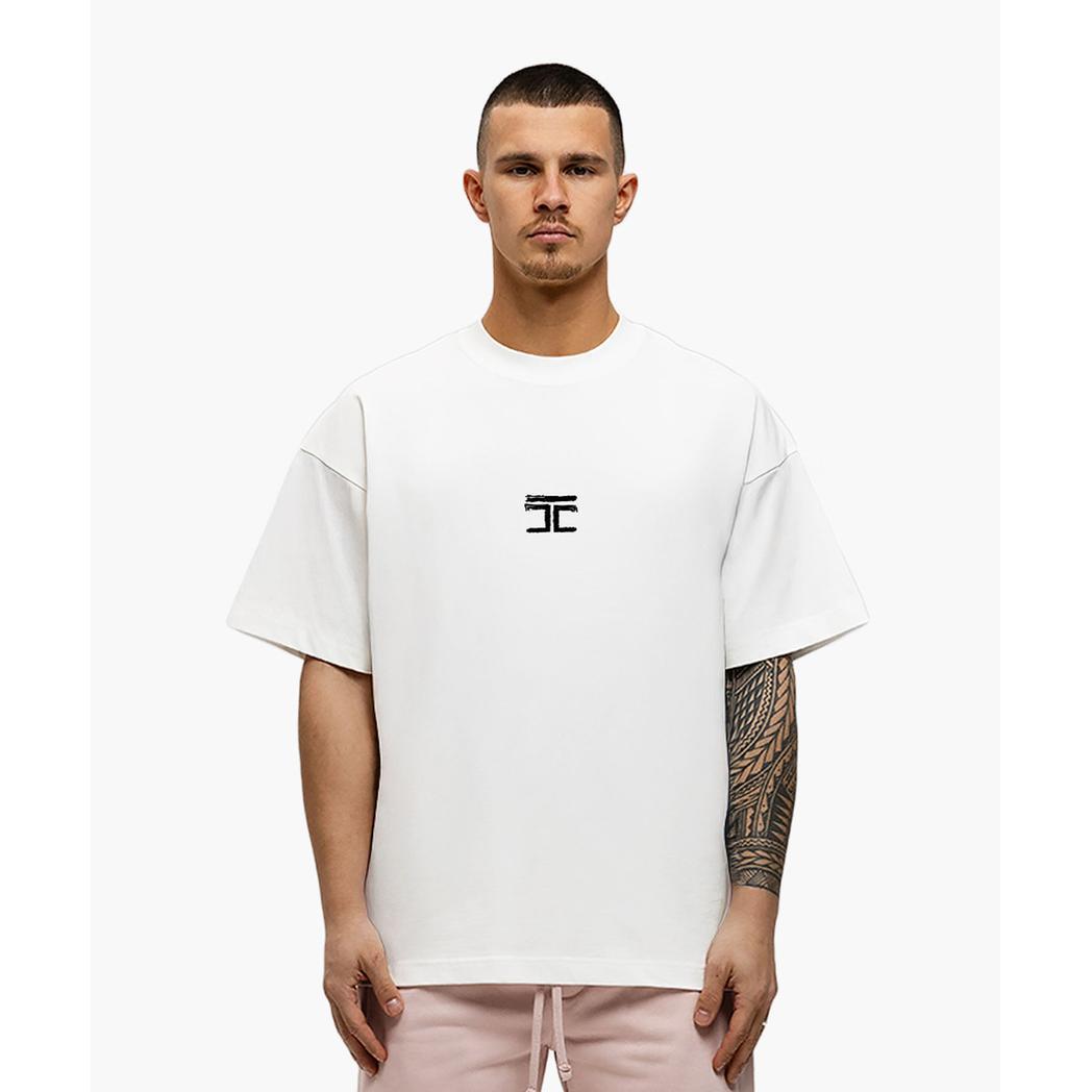 Artist Summer Set Loose Fit T-Shirt White-AshPink-JORCUSTOM-Mansion Clothing