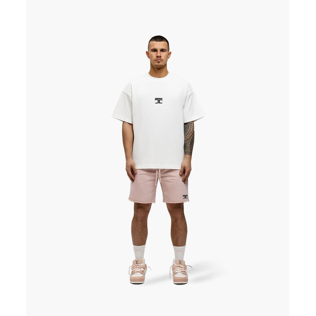 Artist Summer Set Loose Fit T-Shirt White-AshPink-JORCUSTOM-Mansion Clothing