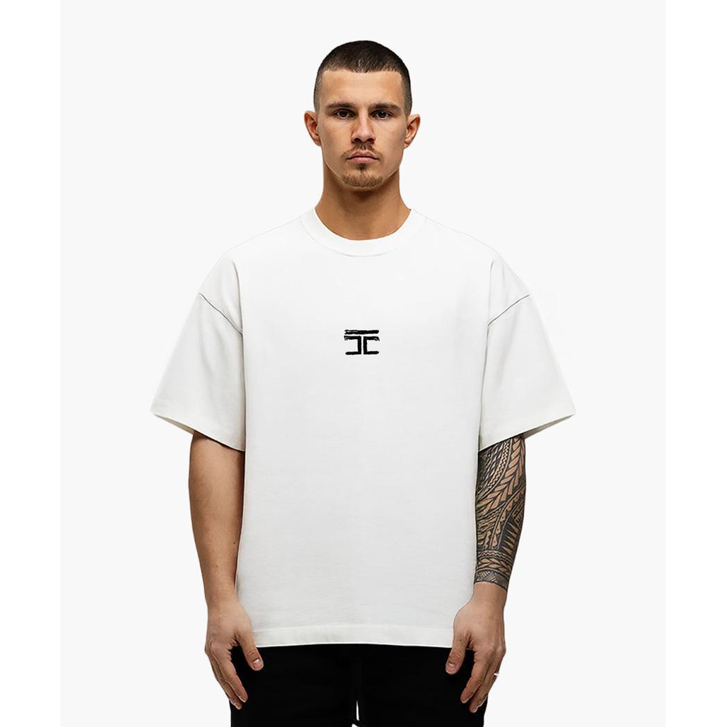 Artist Summer Set Loose Fit T-Shirt White-Black-JORCUSTOM-Mansion Clothing