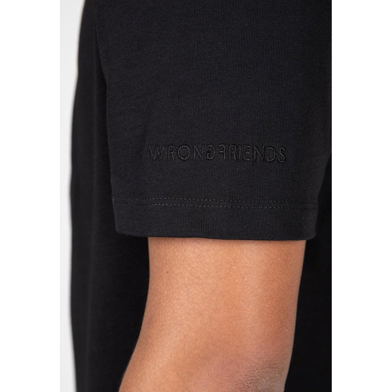 Asti T-shirt Black-wrong friends-Mansion Clothing