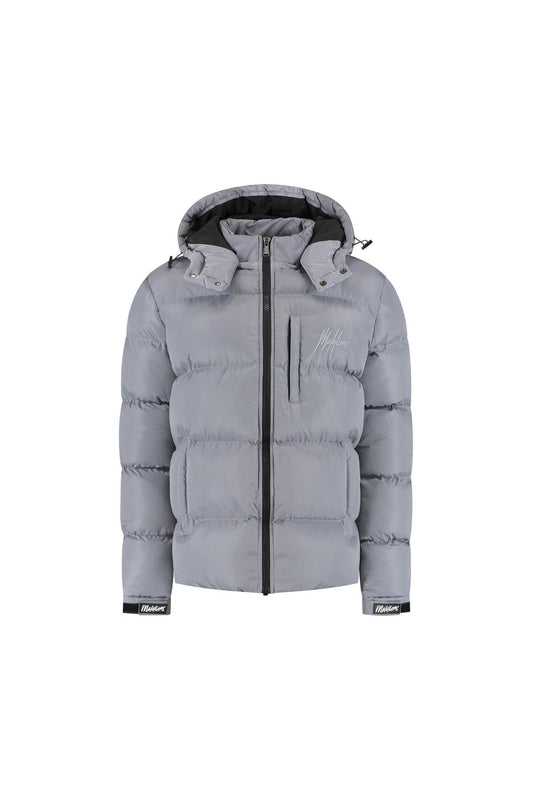 Astro Puffer Jacket Grey-Malelions-Mansion Clothing