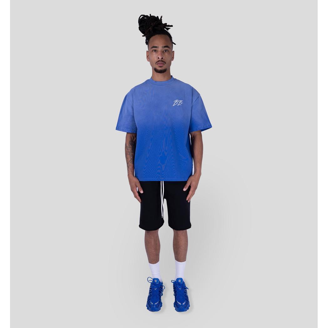 BRIXTON TEE COBALT/WHITE-Bobby Blanks-Mansion Clothing