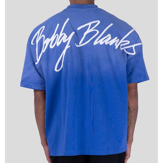 BRIXTON TEE COBALT/WHITE