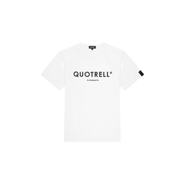 Basic Garments T-shirt White/Black-Quotrell-Mansion Clothing