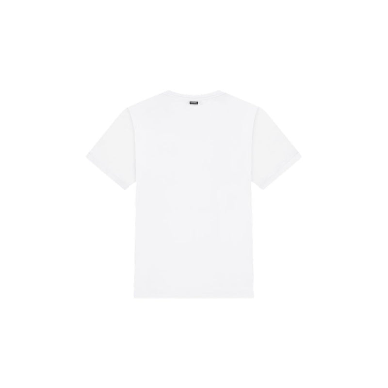 Basic Garments T-shirt White/Cobalt-Quotrell-Mansion Clothing