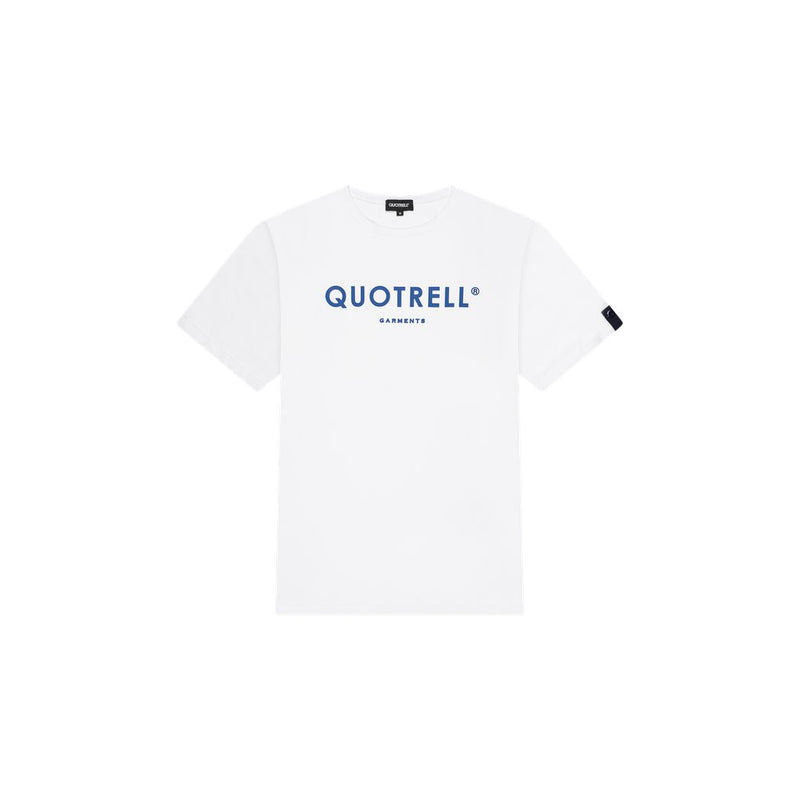 Basic Garments T-shirt White/Cobalt